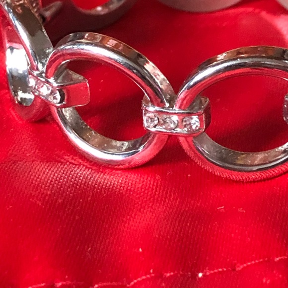 Vintage Silver Cuff Linked Bracelet. - Picture 2 of 7